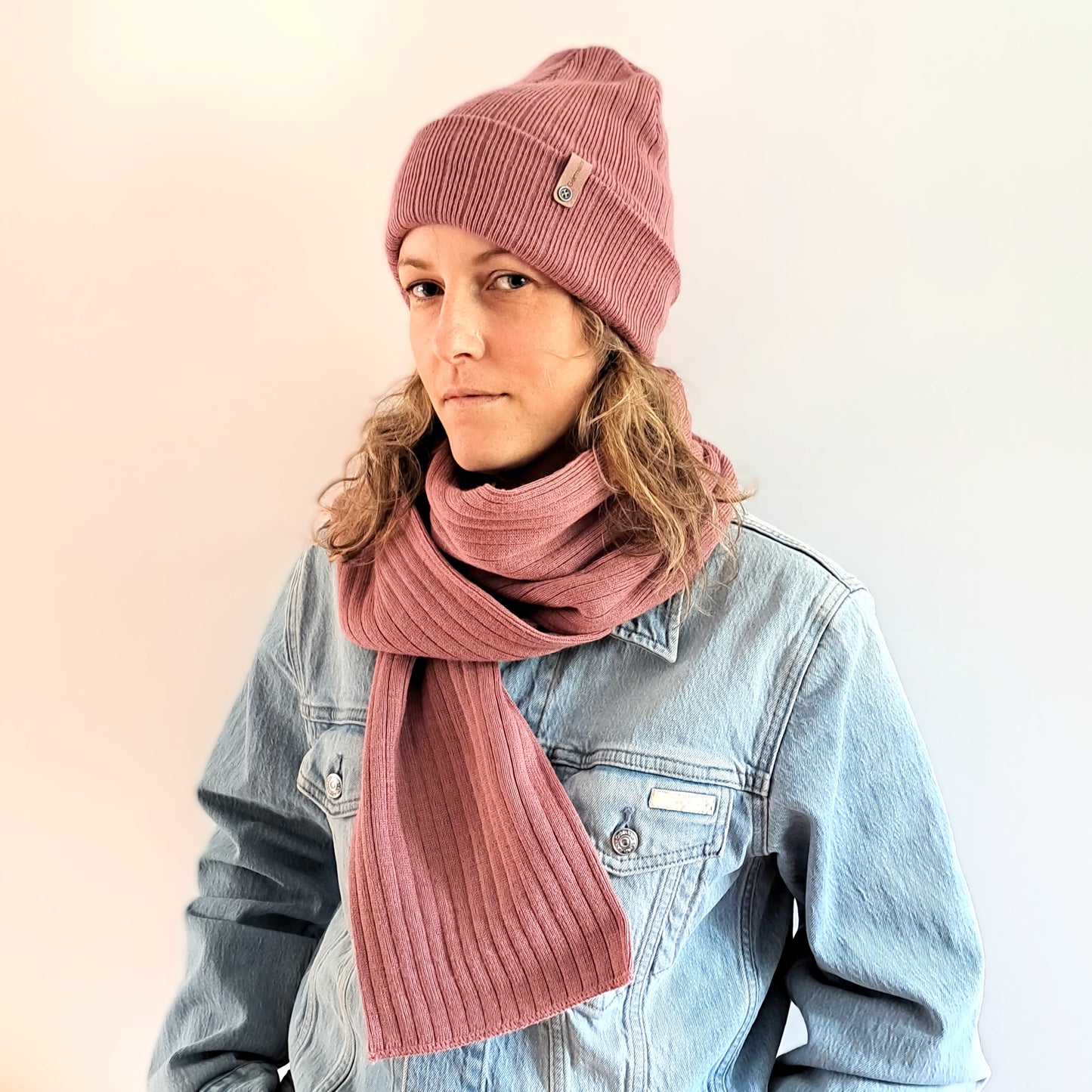 Ensemble tuque et foulard